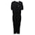 Autre Marque Cami NYC Gathered Puff Sleeve Jumpsuit in Black Silk   ref.687591
