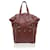 Yves Saint Laurent Borsa a tracolla tote Downtown in pelle marrone  ref.687965