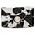 Autre Marque Cartera Mailbox en Piel Blanca y Negra Negro Cuero  ref.689206