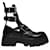 Alexander Mcqueen Sapatos Plataforma em Couro Preto  ref.689220