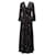 Ganni Nolana Maxi Dress in Black Silk  ref.689829