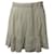 Zadig & Voltaire Zadig and Voltaire Jussie Embroidered Hem Skirt in Cream Cotton White  ref.689957