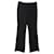 Pantalón de talle alto Theory de mezcla de lana negra Negro  ref.689982