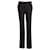 Pantalón de corte recto Balenciaga en lana negra Negro  ref.689994