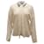 Sandro Paris Long Sleeve Blouse in Ivory Silk White Cream  ref.690004