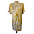 Diane Von Furstenberg Dresses White Mustard Silk Nylon  ref.690190