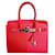 Hermès Birkin 30 ROJO CASAQUE ROSE AZUL EXTREMO ZANZIBAR Roja Cuero  ref.690370