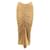 Autre Marque Falda midi de tiro alto con pliegues o barra Dodo en acetato marrón Castaño Fibra de celulosa  ref.690670