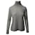 Vince Double Slit Turtleneck Sweater in Grey Cashmere Wool  ref.690796