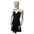 Tara Jarmon Trägerloses Kleid aus Wollmischung Schwarz Wolle Acryl  ref.691266