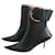 Balenciaga Ankle Boots Black Leather  ref.691274