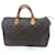 Louis Vuitton Speedy 35 monogram Brown Leather  ref.691306