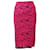 Sandro Paris Spitzen-Midirock aus rosafarbenem Polyester Pink  ref.691532