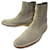 SHOES BOOTS CHRISTIAN DIOR CHELSEA BOOTS 44 TAUPE SUEDE SHOES  ref.691573