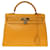 Hermès hermes kelly Yellow Leather  ref.691654