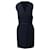 Balenciaga V-Neck Sheath Dress in Black Triacetate  Synthetic  ref.691860