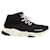 Day Balenciaga Speed Sneakers zum Schnüren aus schwarzem, neongelbem Polyester  ref.691974