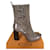 Tod's Boots Grey Patent leather Deerskin  ref.692005