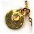 Collana con ciondolo medaglia Goossens D'oro - vista 2
