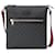 Gucci GG Supreme canvas shoulder bag Black Dark grey Leather  ref.692544