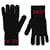 Givenchy Wollhandschuhe mit geripptem Logo Schwarz Wolle  ref.692783