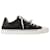 Maison Martin Margiela Replica Low Top Sneakers in Black Leather  ref.692801