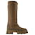 Autre Marque Tall Puffer Boots in Khaki Poly Green  ref.692888