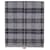 Thom Browne Tb Tartan Jacquard Scarf In Wool Cashmere And Mohair Blend Grey  ref.692920