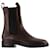 Aeyde Jack 45Mm Round Toe in leatherChelsea Ankle Boot Brown  ref.693213
