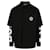 Chemise Burberry doublée à logo étagé Coton Noir  ref.693248