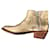 Zadig & Voltaire Stiefel Golden Leder  ref.1064662