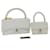 CHANEL Matelasse Pair Shoulder Bag Lamb Skin White CC Auth 32416a  ref.693427