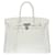 Herrliche Hermès Birkin Handtasche 35 cm aus weißem Taurillon Clémence-Leder  ref.693487