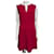 Diane Von Furstenberg DvF Fleur shift dress Red Polyester Viscose  ref.693809