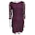 Diane Von Furstenberg DvF Zarita lace dress in burgundy Purple  ref.693811