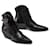 Furla leather West ankle boots in black size 37  ref.693819