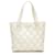 Chanel White Quilted Surpique Tote Leather Pony-style calfskin  ref.694114
