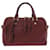 Louis Vuitton Rotes Monogramm Empreinte Speedy Bandouliere 25 Bordeaux Leder  ref.694126