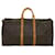 Louis Vuitton Keepall Bandouliere 55 Brown Cloth  ref.694333