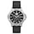 Versus Versace DTLA Leather Watch Silvery Metallic  ref.694502