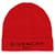 Bonnet en maille à logo Givenchy Rouge  ref.694631