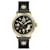 Versus Versace Reale Leather Watch Golden Metallic  ref.694694