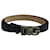 Cintura con fibbia logo smaltata Dolce & Gabbana in pelle nera Nero  ref.694809