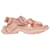 Alexander Mcqueen Tread Sandals in Pink Canvas  ref.694847