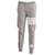 Thom Browne 4-Pantalones de chándal Bar Stripe en algodón gris  ref.694859