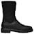 Ann Demeulemeester Você vai. Botas de tornozelo em couro preto  ref.695013