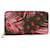 LOUIS VUITTON Monogram jungle dot Zippy Wallet Long Wallet Red Pink Auth 32470a Cloth  ref.695624