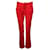 Elizabeth And James Red Straight Leg Pants  ref.695848