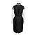 Shanghai Tang Schwarz-weißes Seidenkleid - Ansicht 3