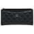Chanel Classic Flat Zip Pouch Wallet aus schwarzem Leder  ref.695881
